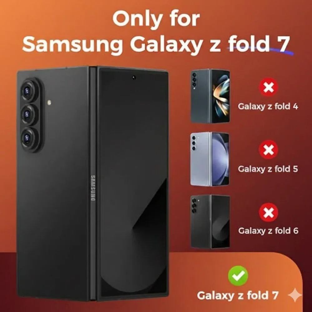 AXS Essential Bundle Galaxy Z Fold 7 Case w/ Screen & Hinge Protection –